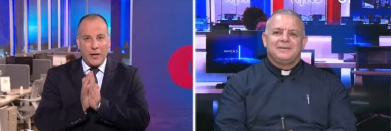 قناة مكان: تغطية إعلامية لوضع حجر الأساس مع الأب بولس لافي عبدالله خوري