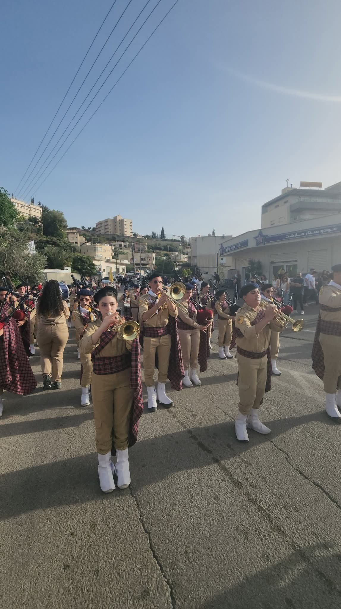 صور من مسيرة القديسة مريم بواردي في بلدة عبلين